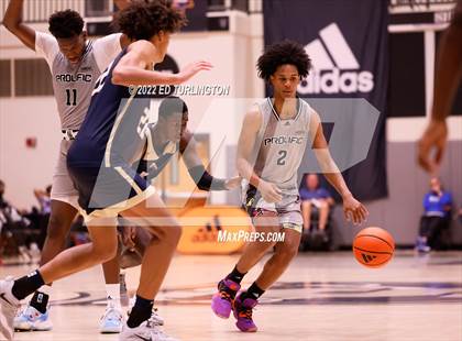 Thumbnail 1 in Calvary Christian Academy vs. Prolific Prep of Napa Christian (Holiday Hoopsgiving) photogallery.