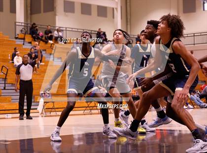Thumbnail 3 in Calvary Christian Academy vs. Prolific Prep of Napa Christian (Holiday Hoopsgiving) photogallery.