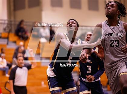 Thumbnail 2 in Calvary Christian Academy vs. Prolific Prep of Napa Christian (Holiday Hoopsgiving) photogallery.