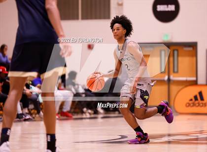 Thumbnail 2 in Calvary Christian Academy vs. Prolific Prep of Napa Christian (Holiday Hoopsgiving) photogallery.
