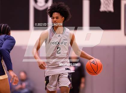 Thumbnail 2 in Calvary Christian Academy vs. Prolific Prep of Napa Christian (Holiday Hoopsgiving) photogallery.