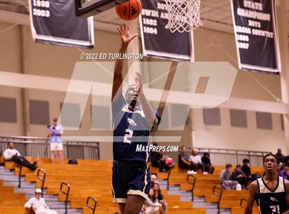 Thumbnail 2 in Calvary Christian Academy vs. Prolific Prep of Napa Christian (Holiday Hoopsgiving) photogallery.