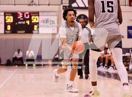 Thumbnail 1 in Calvary Christian Academy vs. Prolific Prep of Napa Christian (Holiday Hoopsgiving) photogallery.