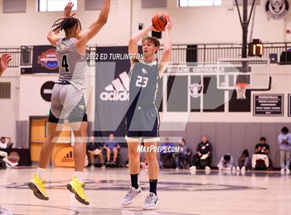 Thumbnail 2 in Calvary Christian Academy vs. Prolific Prep of Napa Christian (Holiday Hoopsgiving) photogallery.