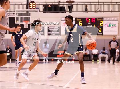Thumbnail 3 in Calvary Christian Academy vs. Prolific Prep of Napa Christian (Holiday Hoopsgiving) photogallery.