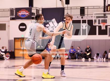 Thumbnail 1 in Calvary Christian Academy vs. Prolific Prep of Napa Christian (Holiday Hoopsgiving) photogallery.