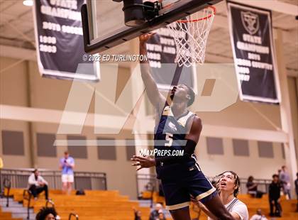 Thumbnail 2 in Calvary Christian Academy vs. Prolific Prep of Napa Christian (Holiday Hoopsgiving) photogallery.