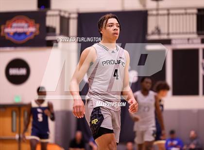 Thumbnail 3 in Calvary Christian Academy vs. Prolific Prep of Napa Christian (Holiday Hoopsgiving) photogallery.