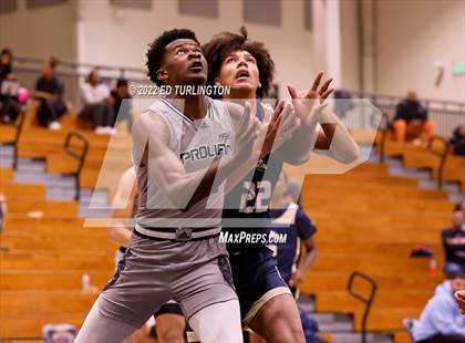 Thumbnail 2 in Calvary Christian Academy vs. Prolific Prep of Napa Christian (Holiday Hoopsgiving) photogallery.