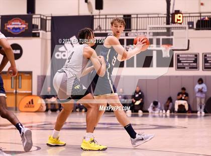 Thumbnail 2 in Calvary Christian Academy vs. Prolific Prep of Napa Christian (Holiday Hoopsgiving) photogallery.