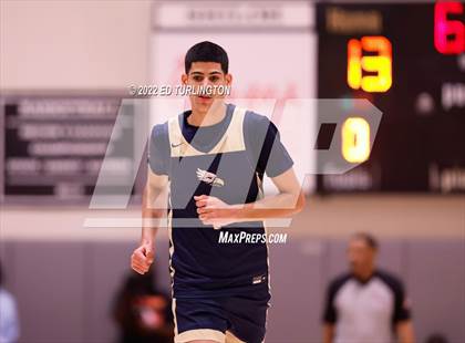 Thumbnail 1 in Calvary Christian Academy vs. Prolific Prep of Napa Christian (Holiday Hoopsgiving) photogallery.