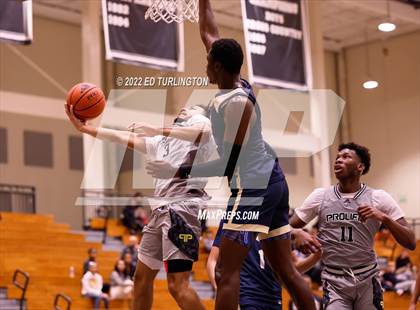 Thumbnail 3 in Calvary Christian Academy vs. Prolific Prep of Napa Christian (Holiday Hoopsgiving) photogallery.