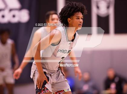 Thumbnail 3 in Calvary Christian Academy vs. Prolific Prep of Napa Christian (Holiday Hoopsgiving) photogallery.