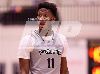Thumbnail 2 in Calvary Christian Academy vs. Prolific Prep of Napa Christian (Holiday Hoopsgiving) photogallery.