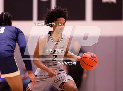 Thumbnail 1 in Calvary Christian Academy vs. Prolific Prep of Napa Christian (Holiday Hoopsgiving) photogallery.