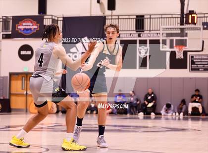 Thumbnail 3 in Calvary Christian Academy vs. Prolific Prep of Napa Christian (Holiday Hoopsgiving) photogallery.