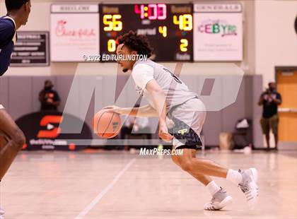 Thumbnail 1 in Calvary Christian Academy vs. Prolific Prep of Napa Christian (Holiday Hoopsgiving) photogallery.