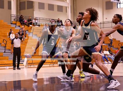 Thumbnail 1 in Calvary Christian Academy vs. Prolific Prep of Napa Christian (Holiday Hoopsgiving) photogallery.