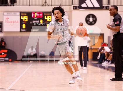 Thumbnail 2 in Calvary Christian Academy vs. Prolific Prep of Napa Christian (Holiday Hoopsgiving) photogallery.