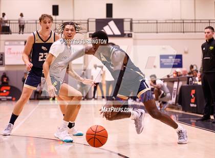 Thumbnail 3 in Calvary Christian Academy vs. Prolific Prep of Napa Christian (Holiday Hoopsgiving) photogallery.
