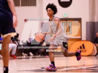 Thumbnail 1 in Calvary Christian Academy vs. Prolific Prep of Napa Christian (Holiday Hoopsgiving) photogallery.