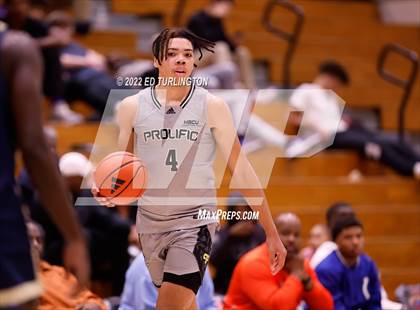 Thumbnail 2 in Calvary Christian Academy vs. Prolific Prep of Napa Christian (Holiday Hoopsgiving) photogallery.