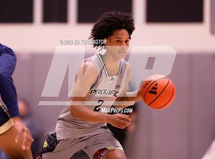 Thumbnail 2 in Calvary Christian Academy vs. Prolific Prep of Napa Christian (Holiday Hoopsgiving) photogallery.
