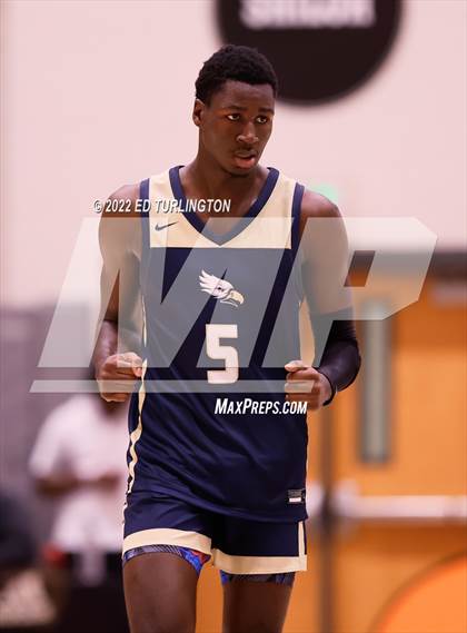 Thumbnail 1 in Calvary Christian Academy vs. Prolific Prep of Napa Christian (Holiday Hoopsgiving) photogallery.