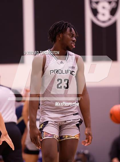 Thumbnail 2 in Calvary Christian Academy vs. Prolific Prep of Napa Christian (Holiday Hoopsgiving) photogallery.