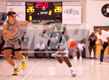 Thumbnail 1 in Calvary Christian Academy vs. Prolific Prep of Napa Christian (Holiday Hoopsgiving) photogallery.