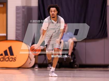 Thumbnail 3 in Calvary Christian Academy vs. Prolific Prep of Napa Christian (Holiday Hoopsgiving) photogallery.