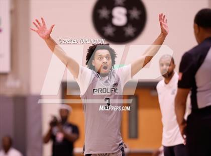 Thumbnail 3 in Calvary Christian Academy vs. Prolific Prep of Napa Christian (Holiday Hoopsgiving) photogallery.