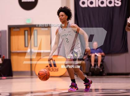 Thumbnail 1 in Calvary Christian Academy vs. Prolific Prep of Napa Christian (Holiday Hoopsgiving) photogallery.