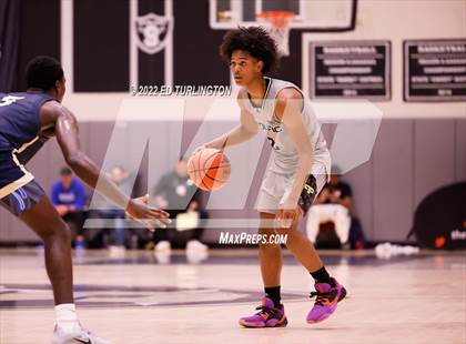Thumbnail 2 in Calvary Christian Academy vs. Prolific Prep of Napa Christian (Holiday Hoopsgiving) photogallery.
