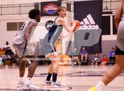Thumbnail 2 in Calvary Christian Academy vs. Prolific Prep of Napa Christian (Holiday Hoopsgiving) photogallery.
