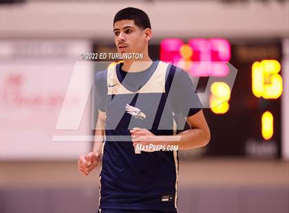 Thumbnail 3 in Calvary Christian Academy vs. Prolific Prep of Napa Christian (Holiday Hoopsgiving) photogallery.