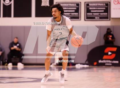 Thumbnail 2 in Calvary Christian Academy vs. Prolific Prep of Napa Christian (Holiday Hoopsgiving) photogallery.