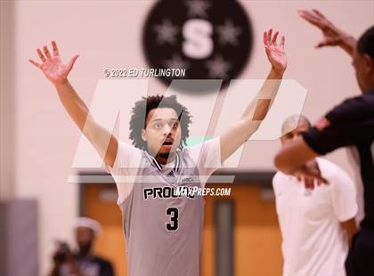 Thumbnail 2 in Calvary Christian Academy vs. Prolific Prep of Napa Christian (Holiday Hoopsgiving) photogallery.