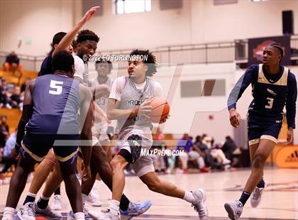 Thumbnail 2 in Calvary Christian Academy vs. Prolific Prep of Napa Christian (Holiday Hoopsgiving) photogallery.