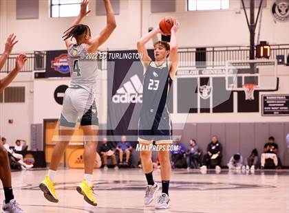 Thumbnail 1 in Calvary Christian Academy vs. Prolific Prep of Napa Christian (Holiday Hoopsgiving) photogallery.