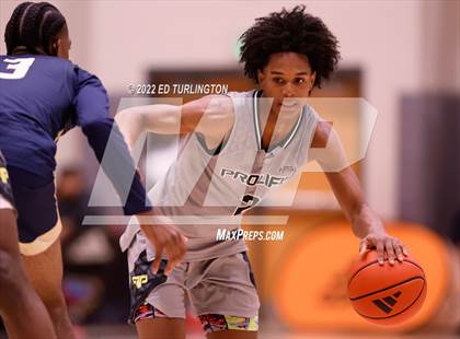 Thumbnail 1 in Calvary Christian Academy vs. Prolific Prep of Napa Christian (Holiday Hoopsgiving) photogallery.