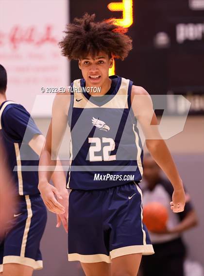 Thumbnail 3 in Calvary Christian Academy vs. Prolific Prep of Napa Christian (Holiday Hoopsgiving) photogallery.