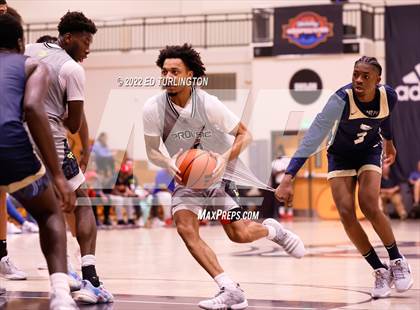 Thumbnail 2 in Calvary Christian Academy vs. Prolific Prep of Napa Christian (Holiday Hoopsgiving) photogallery.