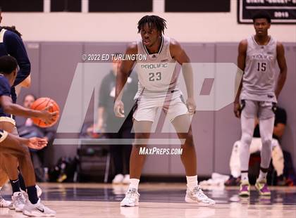 Thumbnail 3 in Calvary Christian Academy vs. Prolific Prep of Napa Christian (Holiday Hoopsgiving) photogallery.