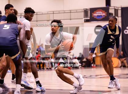 Thumbnail 3 in Calvary Christian Academy vs. Prolific Prep of Napa Christian (Holiday Hoopsgiving) photogallery.