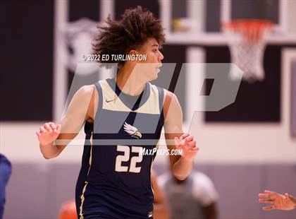Thumbnail 1 in Calvary Christian Academy vs. Prolific Prep of Napa Christian (Holiday Hoopsgiving) photogallery.