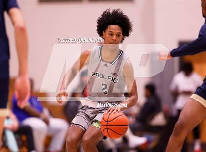 Thumbnail 2 in Calvary Christian Academy vs. Prolific Prep of Napa Christian (Holiday Hoopsgiving) photogallery.