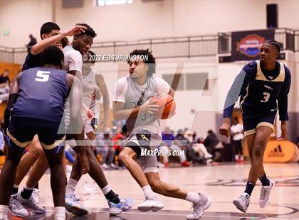 Thumbnail 1 in Calvary Christian Academy vs. Prolific Prep of Napa Christian (Holiday Hoopsgiving) photogallery.