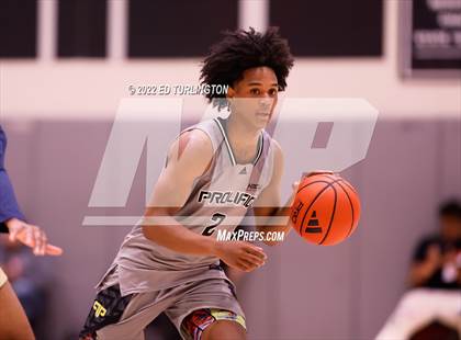 Thumbnail 3 in Calvary Christian Academy vs. Prolific Prep of Napa Christian (Holiday Hoopsgiving) photogallery.