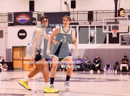Thumbnail 2 in Calvary Christian Academy vs. Prolific Prep of Napa Christian (Holiday Hoopsgiving) photogallery.